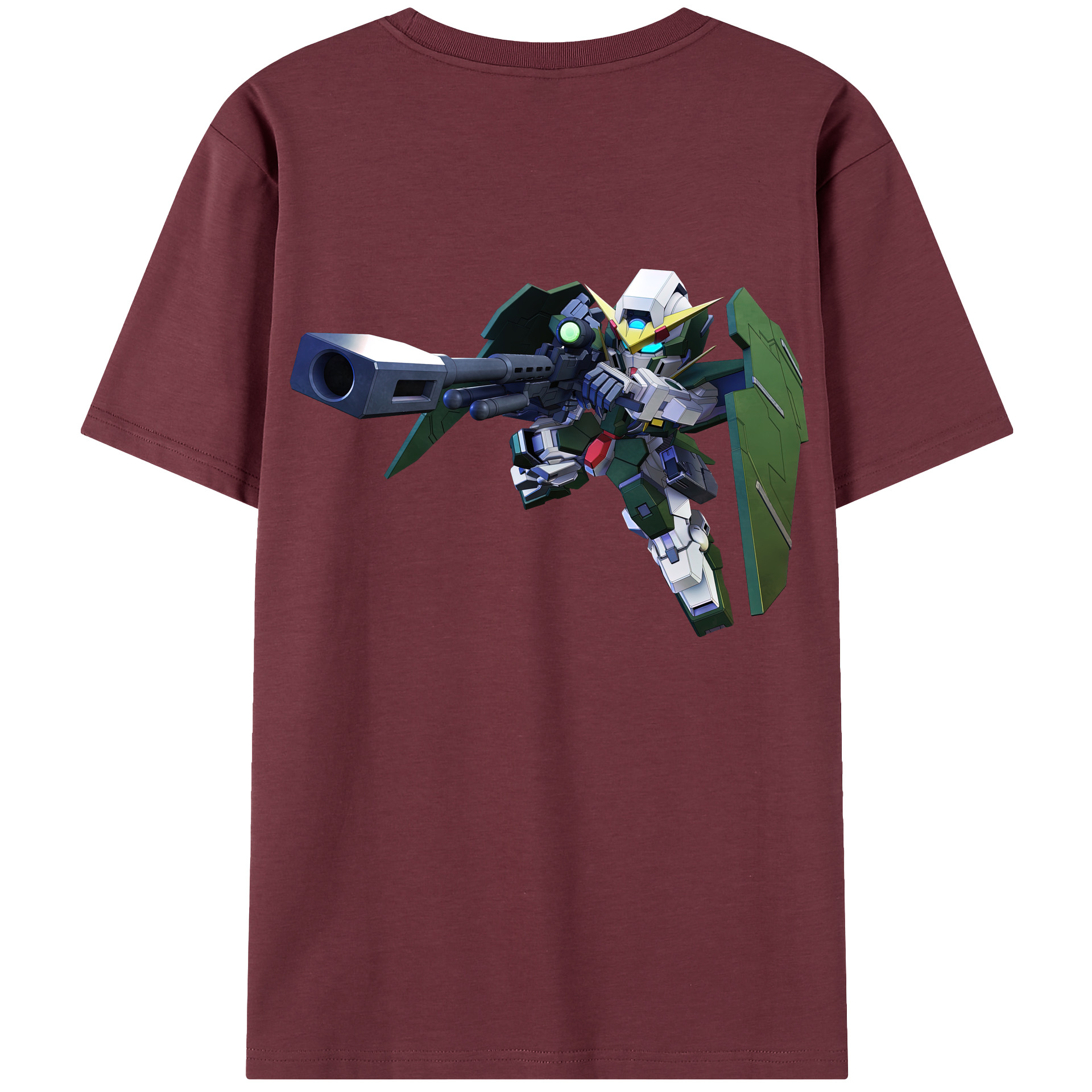 （画像用） 機動戦士ガンダム Mobile Suit Gundam 綿100％半袖Tシャツ（背面プリント）